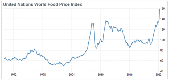 United Nations World Food Price Index