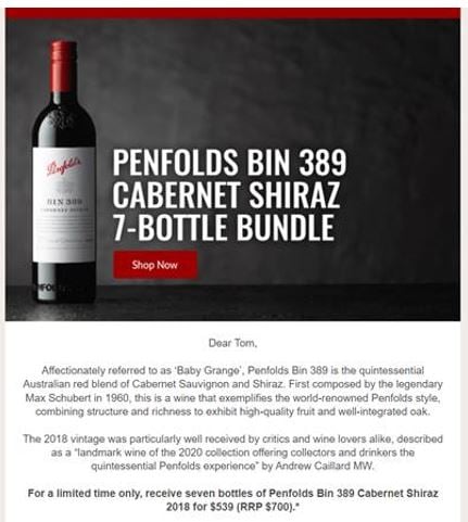 Penfolds Bin 389
