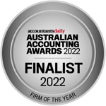 Aus Accounting Awards Firm of the Year 2022 Finalist Logo