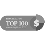 Financial Review Logo grey overlay