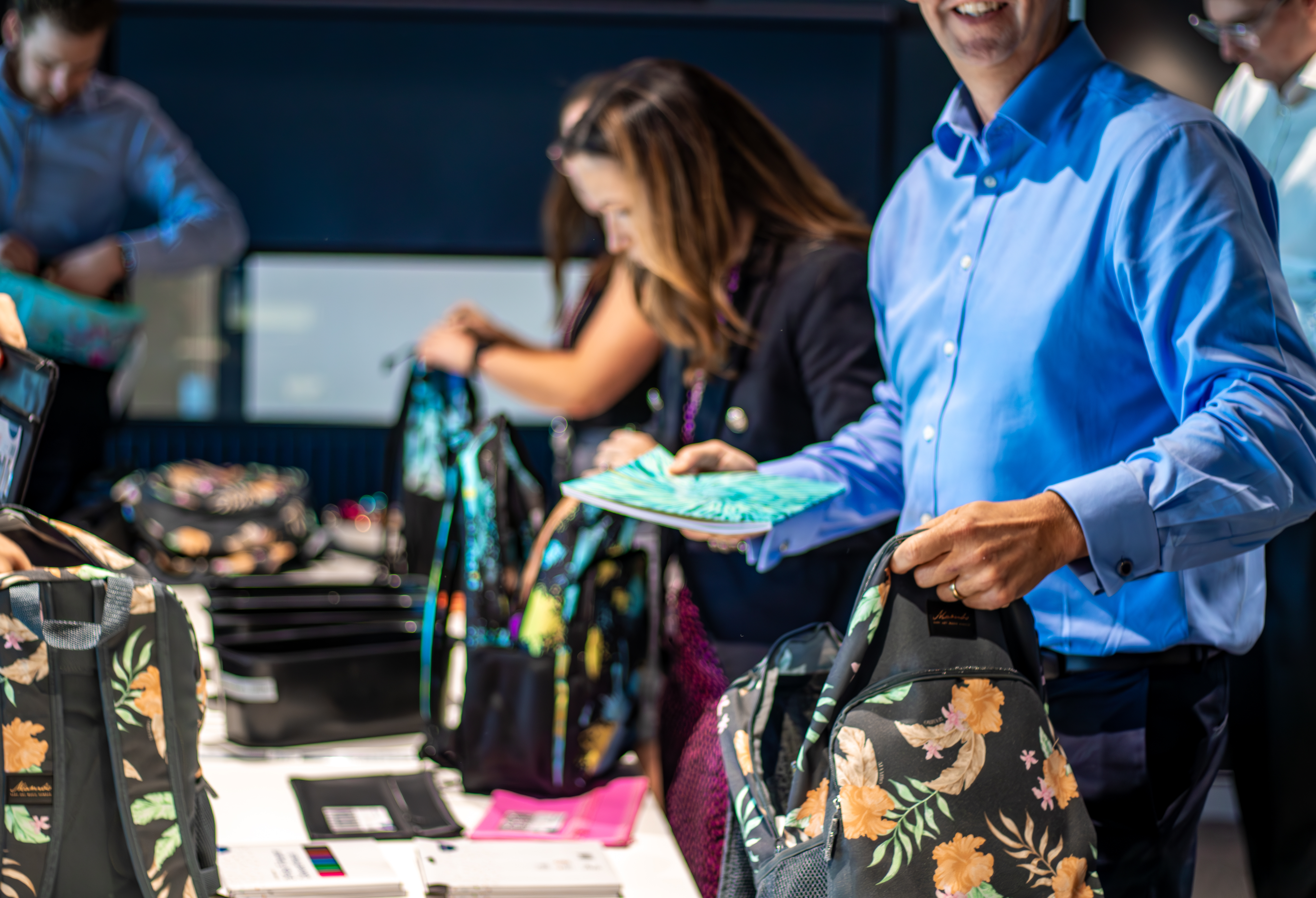 C&N staff volunteering for the Back to School Drive