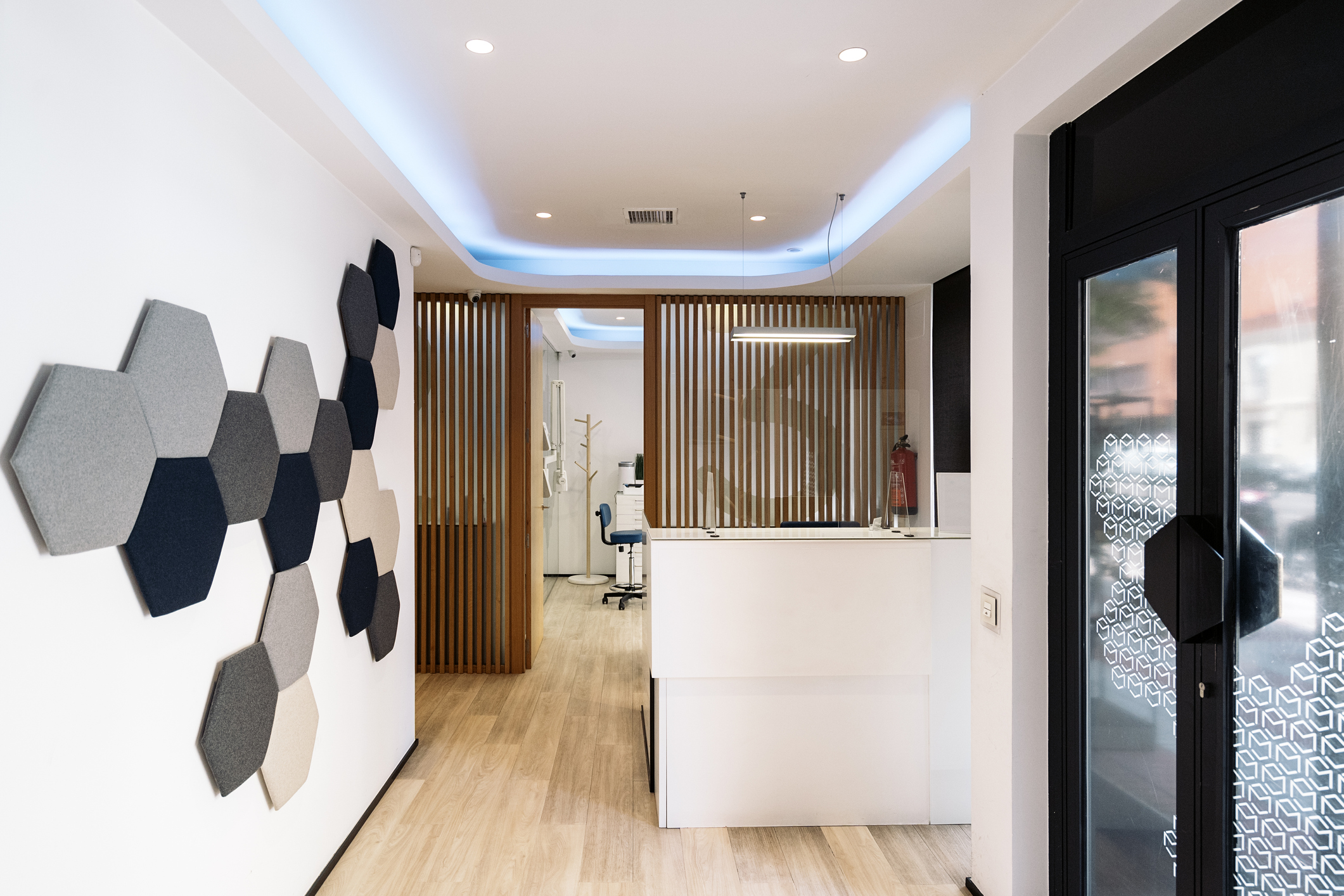 Medical practice reception space