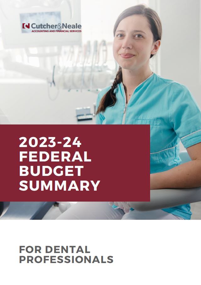 2023-24 Federal Budget Summary for Dental Professionals